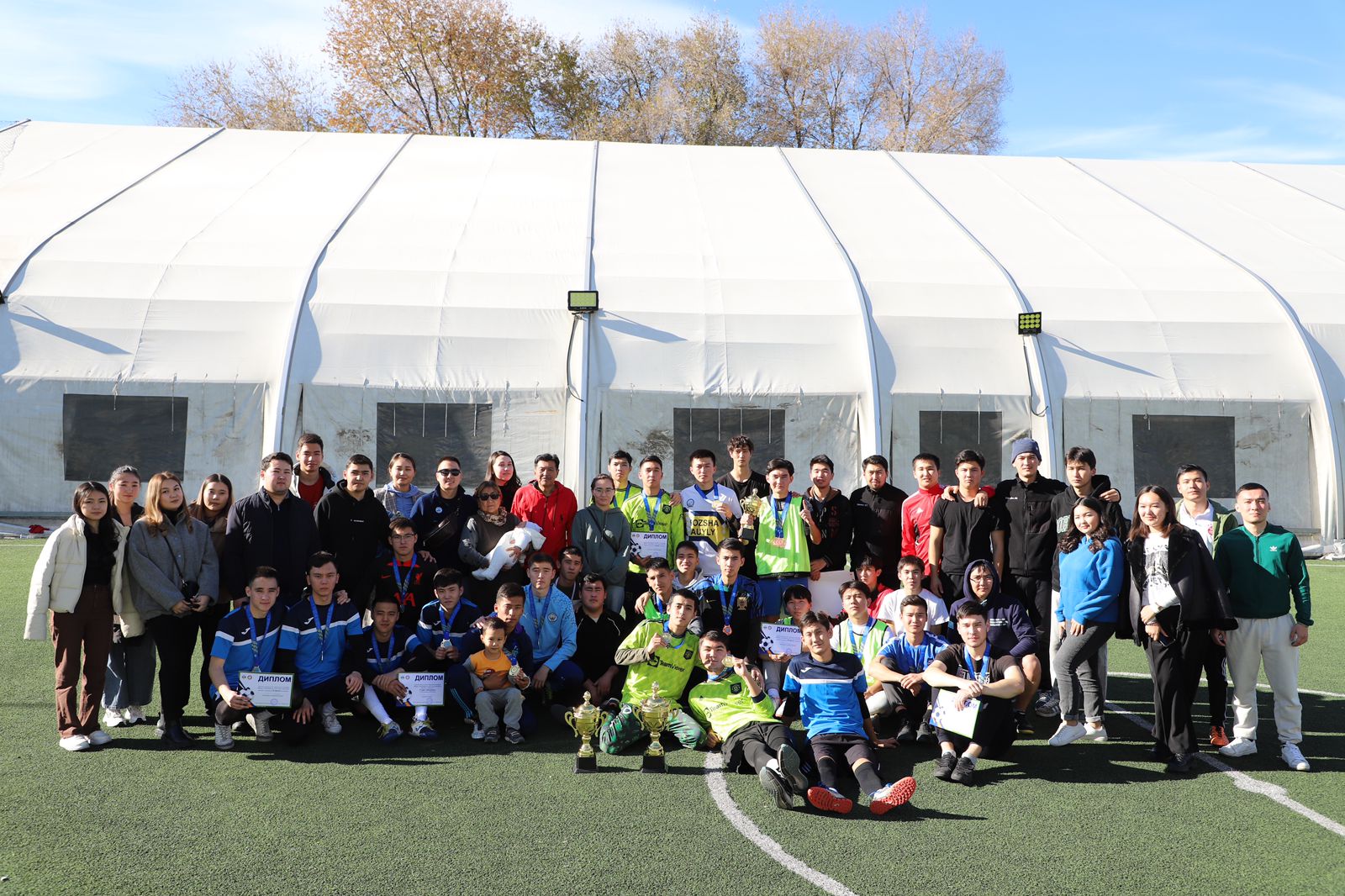 A MINI-FOOTBALL TOURNAMENT WAS ORGANIZED AMONG STUDENTS DEDICATED TO THE MEMORY OF THE FAMOUS SCIENTIST ABDESH TOLEUBAYEV